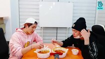 ASTRO vLive show - Episode 42 - Jin San Cross and Chicken Eating Mala