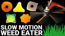 Smarter Every Day - Episode 238 - Which Shape CUTS BEST? (Weed Eater Line at 100,000 Frames Per...