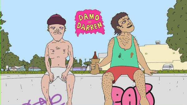 Damo and Darren - S01E01 - Ciggy Butt Brain