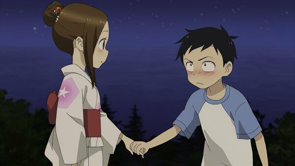 Karakai Jouzu no Takagi-san 2 - Ep. 3 - April Fools Day / Blossom Watching / Forms of Address / New School Year