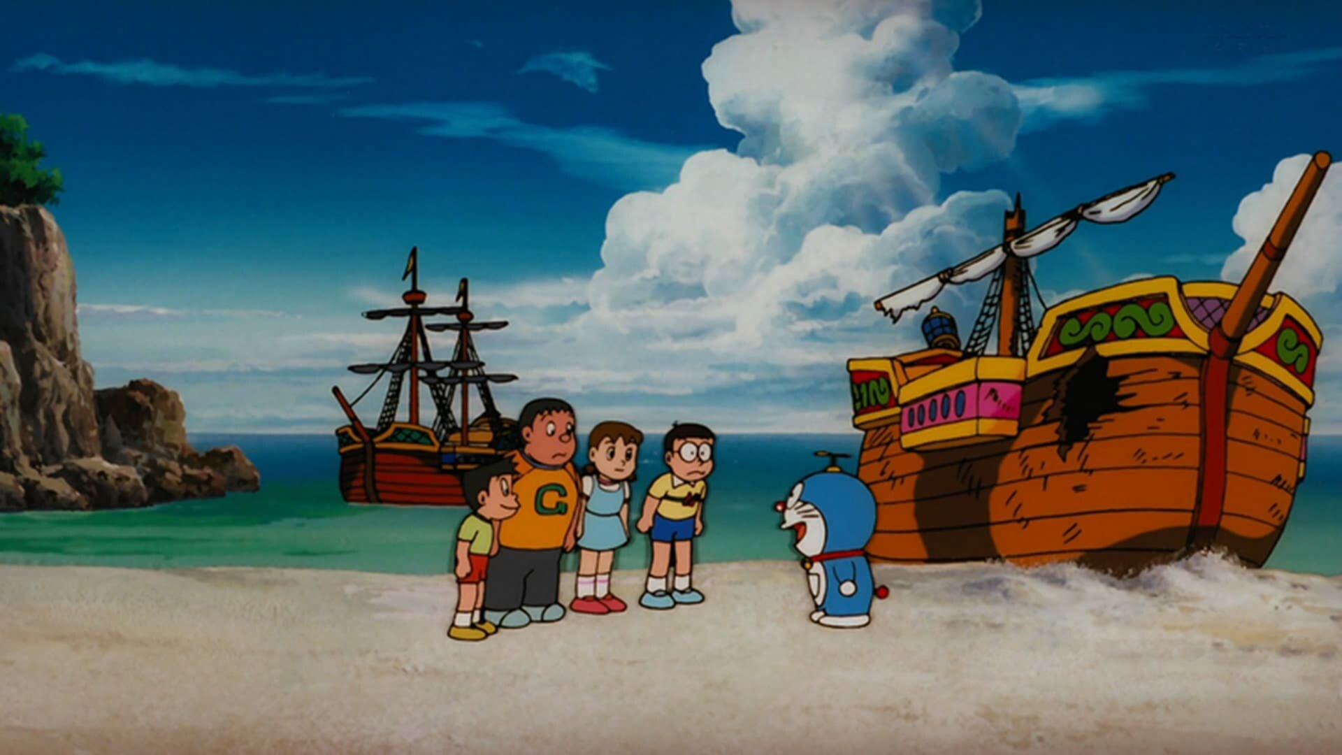 Doraemon Nobita No Nankai Daibouken Anime Movie 1998