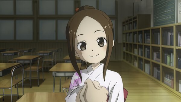 Karakai Jouzu no Takagi-san 3 - Ep. 1 - The Grip Strength Thingy / Tan / New Semester