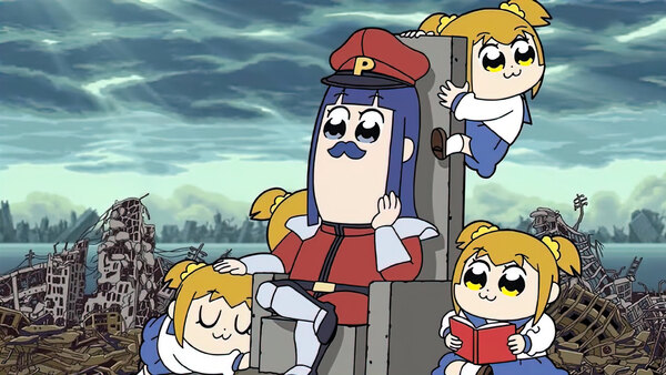 Pop Team Epic - Ep. 2 - Here We Go! Biggus McHugeGuy Combination