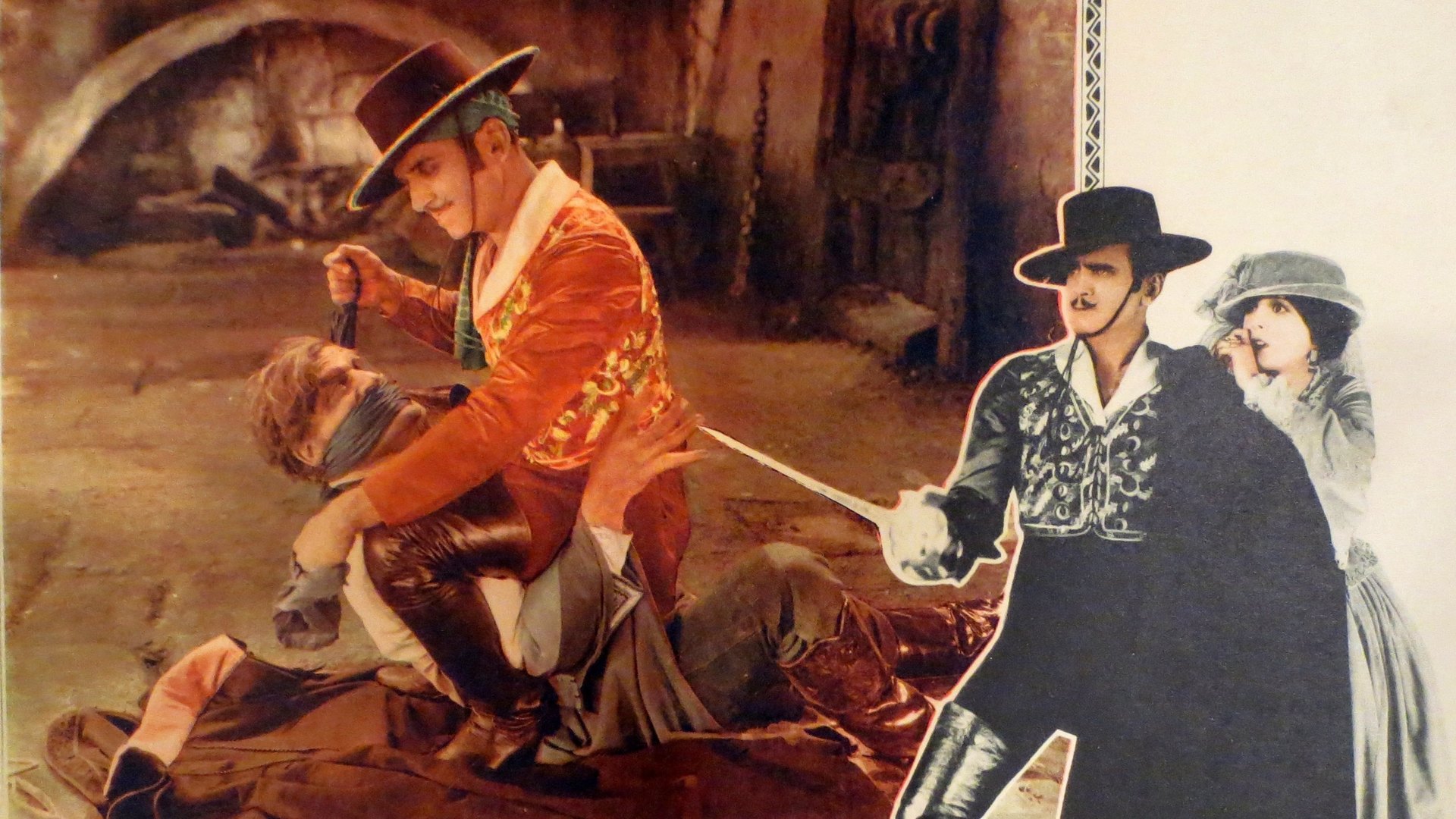 Don Cesar De Vega crosses swords with a vicious member of the Queen's ...
