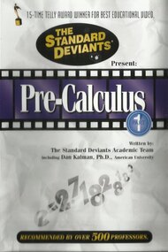 Pre-Calculus, Part 1: The Standard Deviants