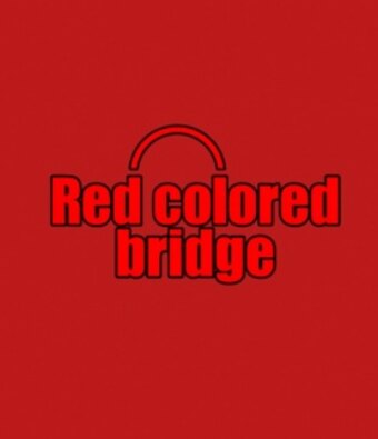 Red Colored Bridge