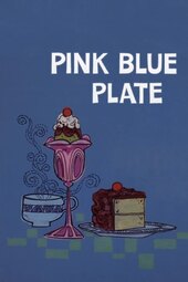 Pink Blue Plate