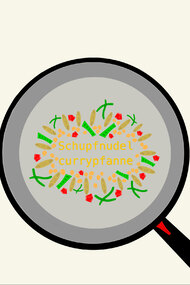 Schupfnudelcurrypfanne