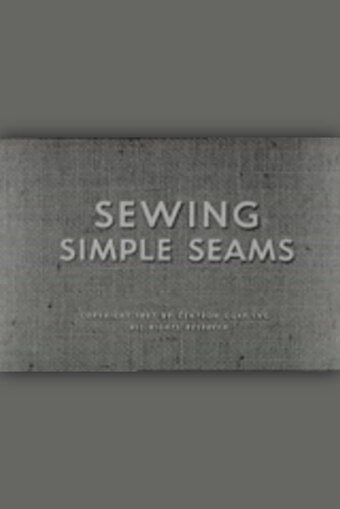 Sewing Simple Seams