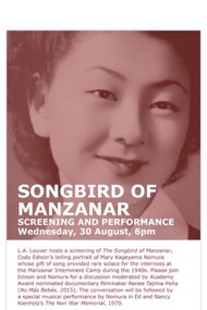 The Songbird of Manzanar