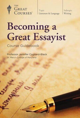 Becoming a Great Essayist
