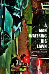 A Man Watering His Lawn