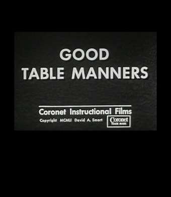 Good Table Manners