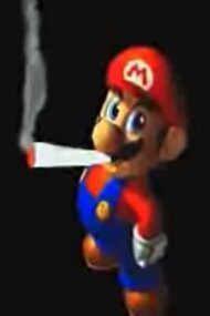 Super Mario Smoking Weed The Movie