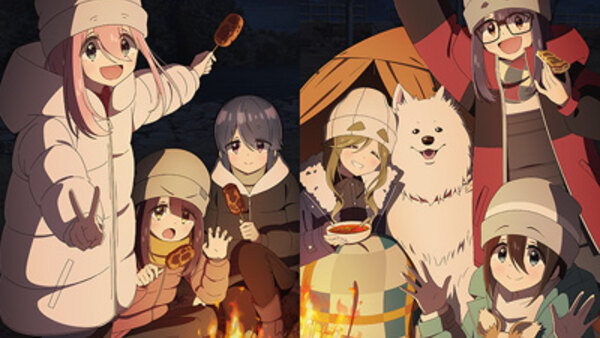 Yuru Camp Season 3 - Ep. 9 - Touring and Checking Out the Cherry Blossoms