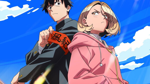 The Klutzy Class Monitor and the Girl with the Short Skirt