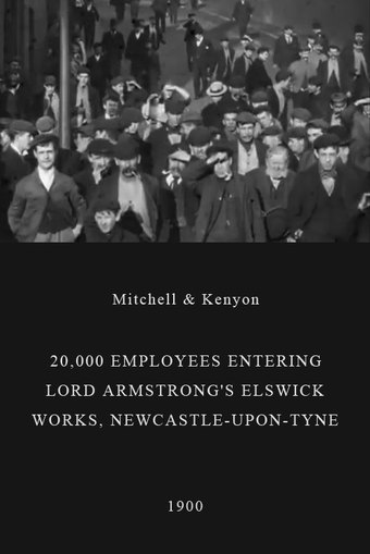 20,000 Employees Entering Lord Armstrong's Elswick Works, Newcastle-upon-Tyne