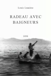 Radeau avec baigneurs