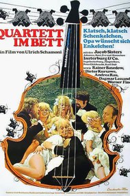 Quartett im Bett