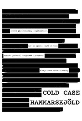 Cold case Hammarskjöld